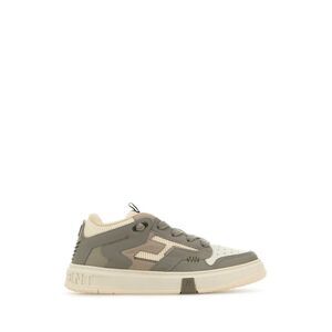 Represent Men Multicolor Leather And Mesh Reptor 2 Sneakers